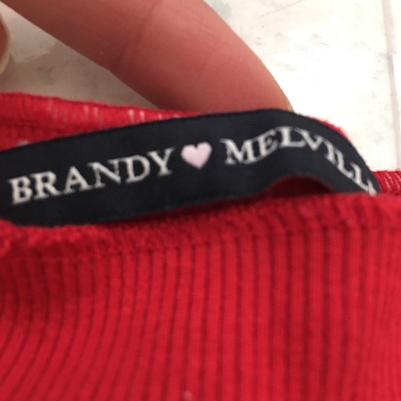 ‼️Sold Brandy Melville off the shoulder top - Picture 3 of 3